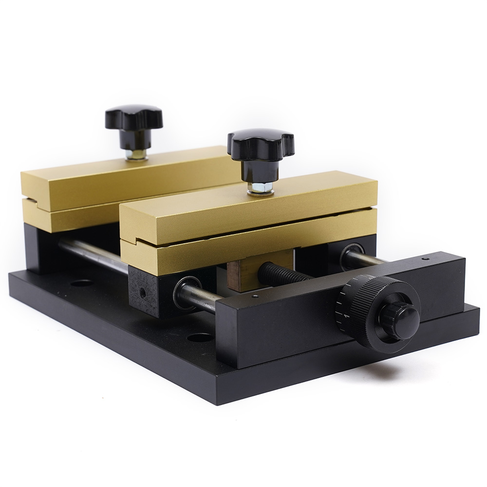 Industrial Laser Cutting - レーザー切断彫刻マーキングマシン固定治具陽極酸化アルミニウム合金片側固定スライドクランプ皿穴付き取り付け穴付きM5 M6ネジ対応工業用レーザー機器ワークピースクランプツール