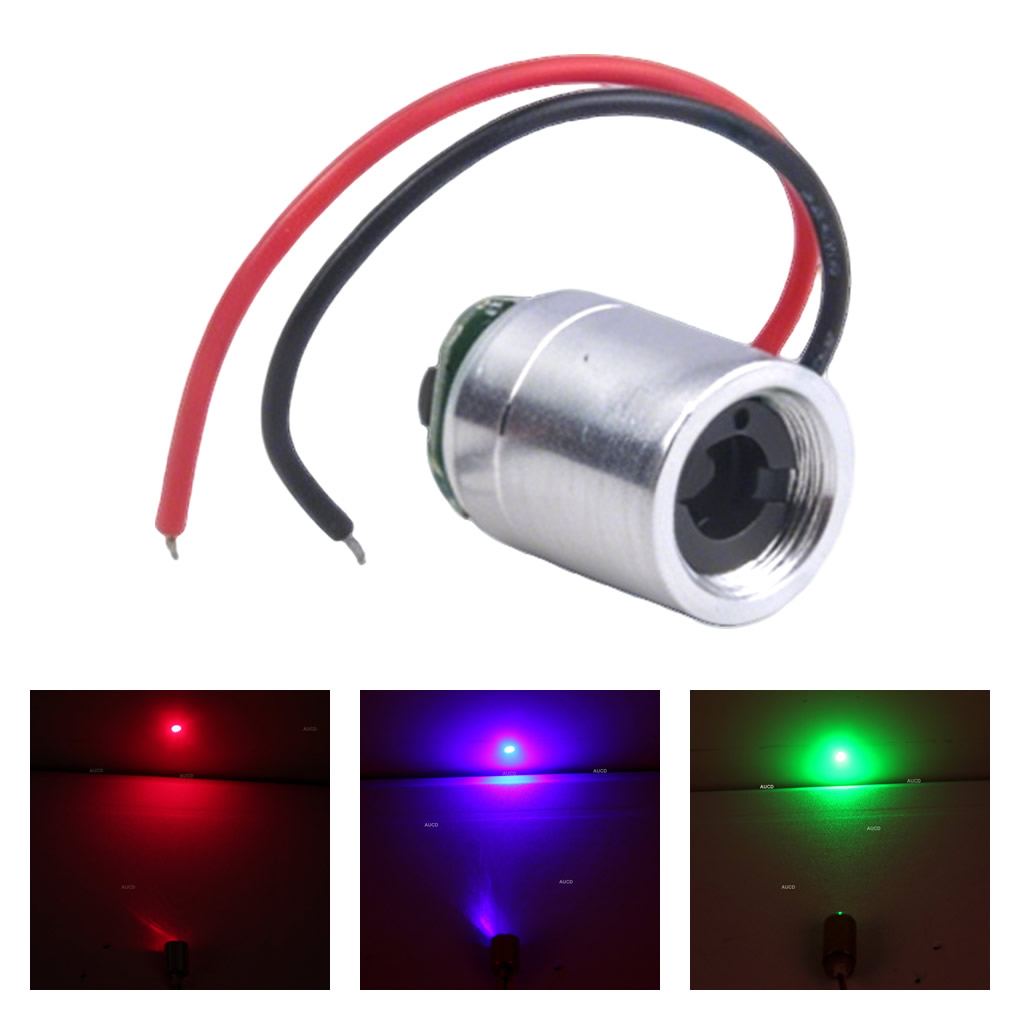 Industrial Laser Module - Φ12x15mm DC 5V 赤-100mW 緑-50mW 青-100mW