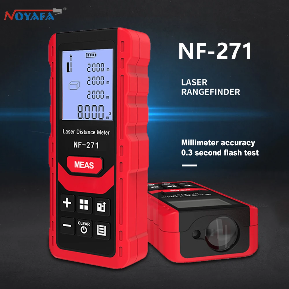 Industrial Laser Training - Noyafa-NF-271レーザー距離計,デジタル距離計,巻尺,デバイス,テストツール,40m, 80m