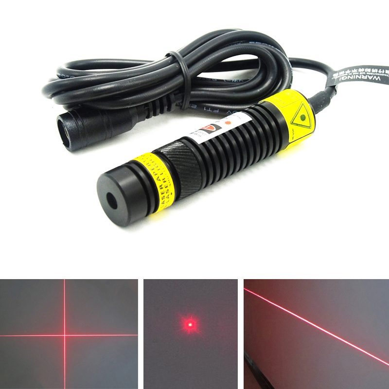 Industrial Laser Module - 産業用実験室用レーザーモジュール,50mW,100mW,150mW,200mW,250mW,ドット/ライン/クロス,赤いレーザーモジュール