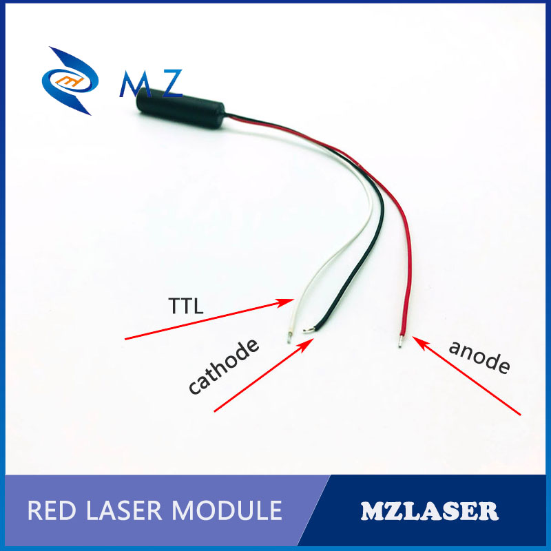 Industrial Laser Applications - 工業用グレードPMW制御レッドドットレーザーモジュール8MM 635NM 15MW/20MW/25MW、精密用途向けAPCドライブ搭載