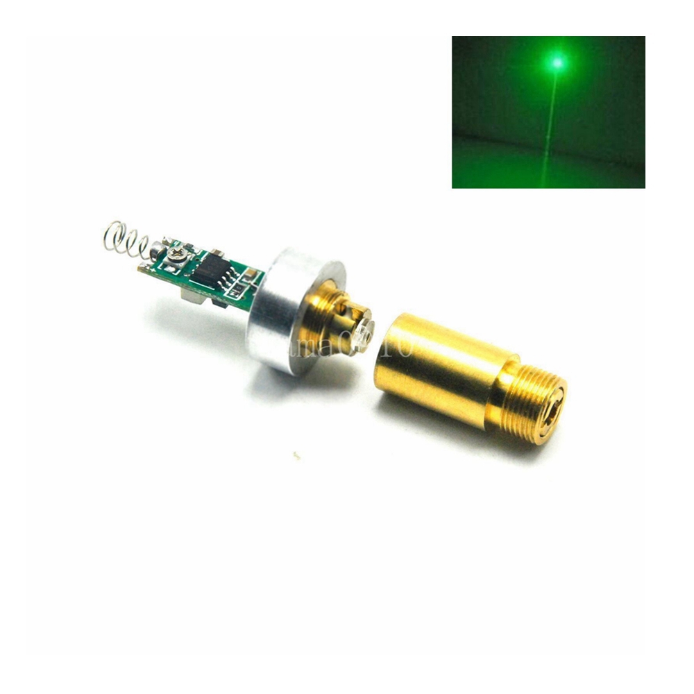 Industrial Laser Module - 工業用 532nm 50mw/100mw/200mW グリーンレーザードットモジュールダイオードアルミニウムヒートシンクドライバー & スプリング