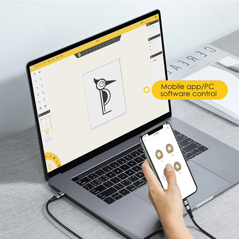 Laserpecker-ポータブルレーザー彫刻機,5W, B - Industrial Laser Cutting のレビューと価格