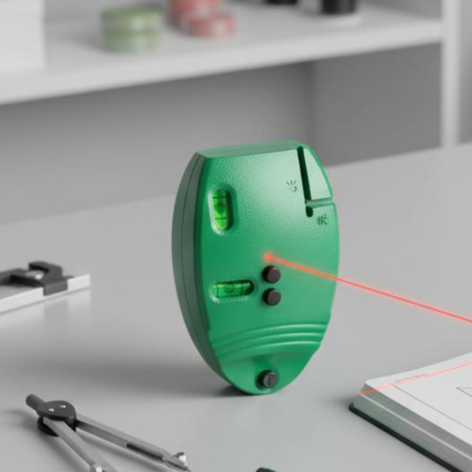 90度レーザーレベル ABSプラスチック製ハンドヘルドレーザ - Industrial Laser Training のレビューと価格