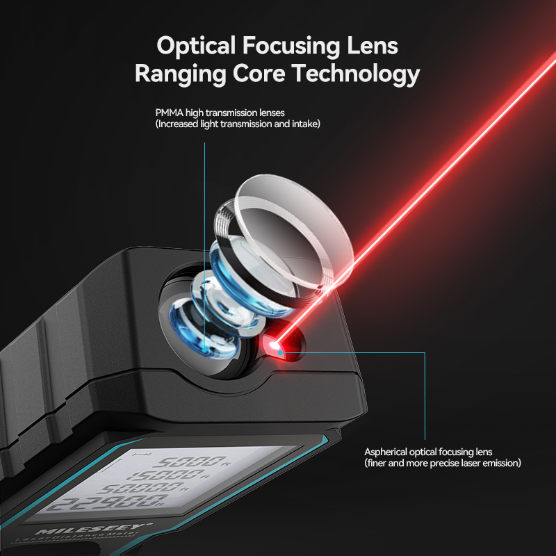 Mileseey x5 X6 -バッテリー駆動のレーザー距離 - Industrial Laser Training のレビューと価格