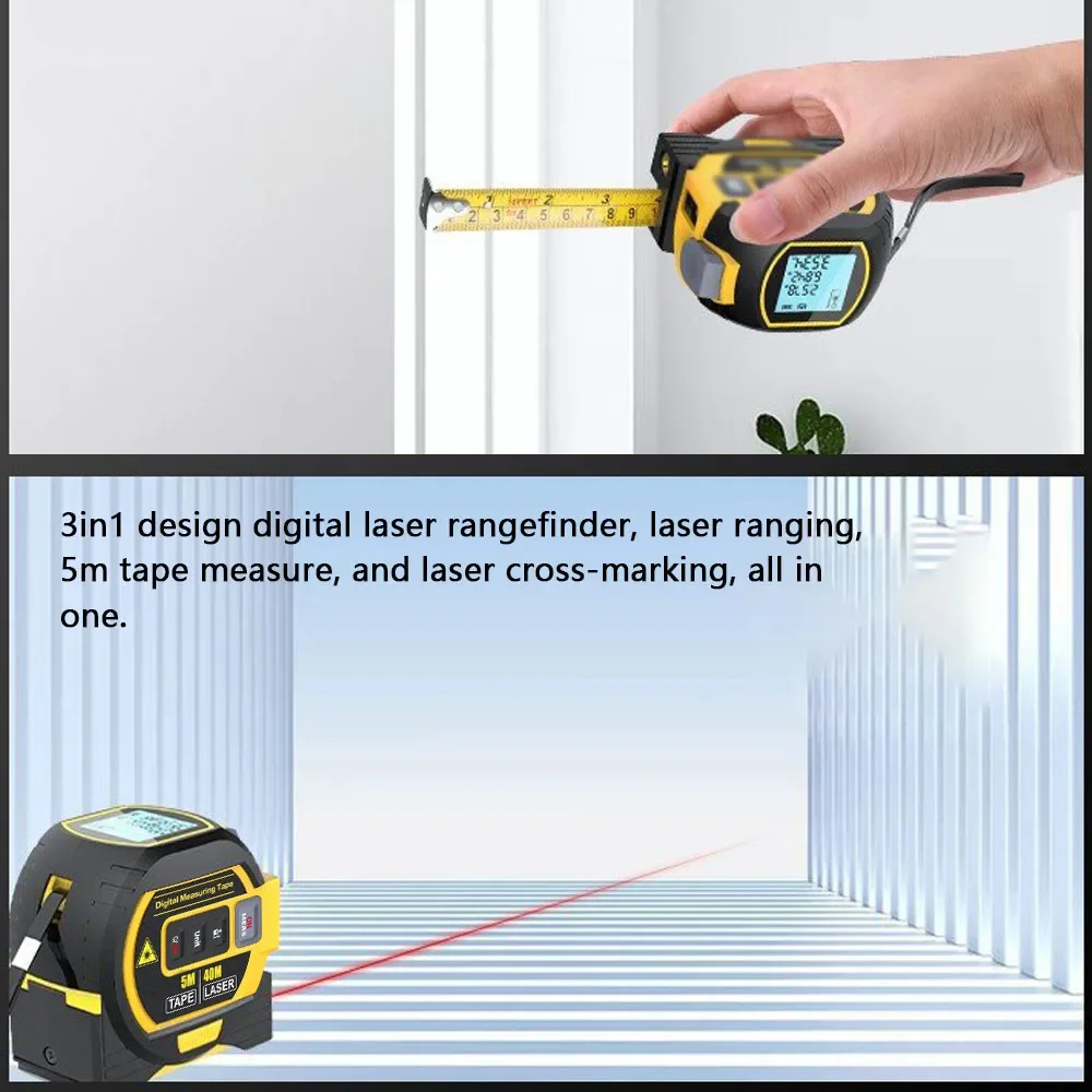 LCDディスプレイ付きバックライトレーザー距離計、距離計、建 - Industrial Laser Training のレビューと価格