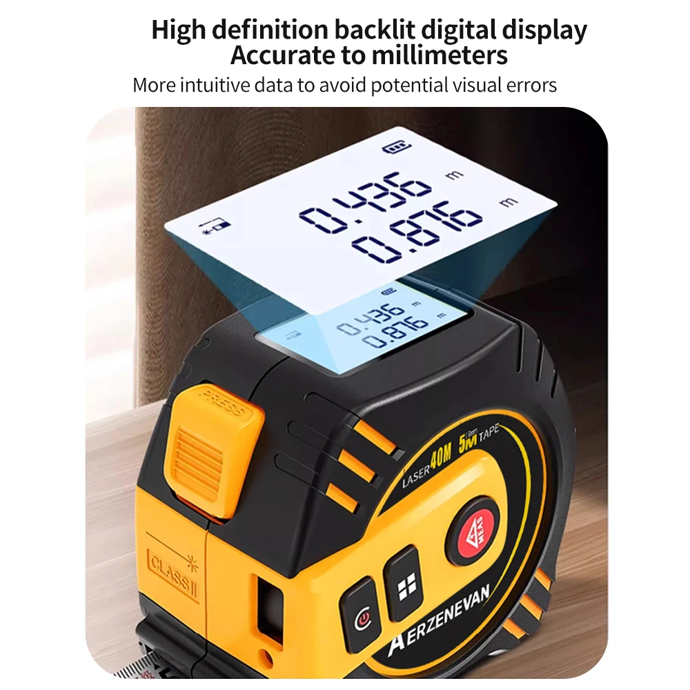 80mレーザーテープメジャー、測定ツール、レーザー距離計、ス - Industrial Laser Training のレビューと価格