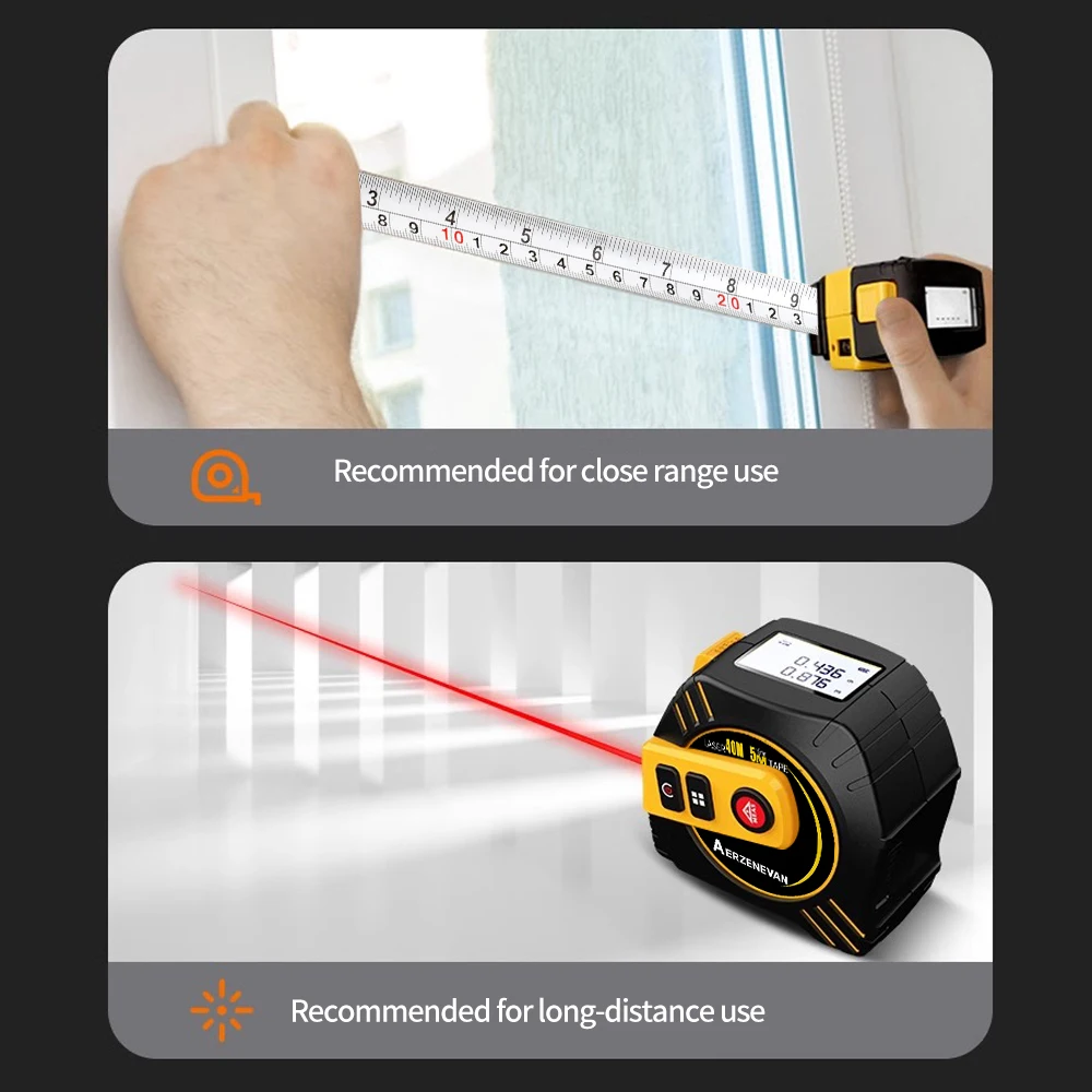 80mレーザーテープメジャー、測定ツール、レーザー距離計、ス - Industrial Laser Training のレビューと価格