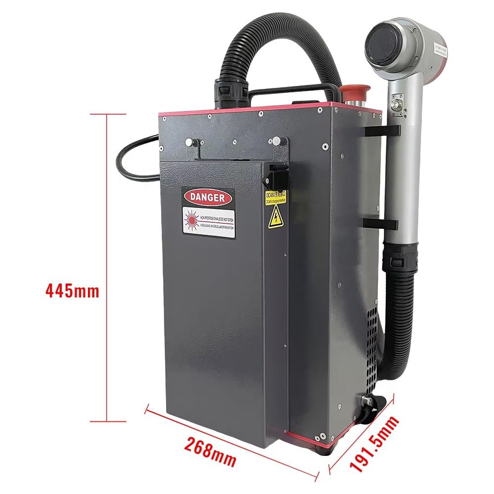 200Wパルスレーザー錆除去機、携帯型レーザークリーナー、金 - Portable Laser Rust Removal のレビューと価格