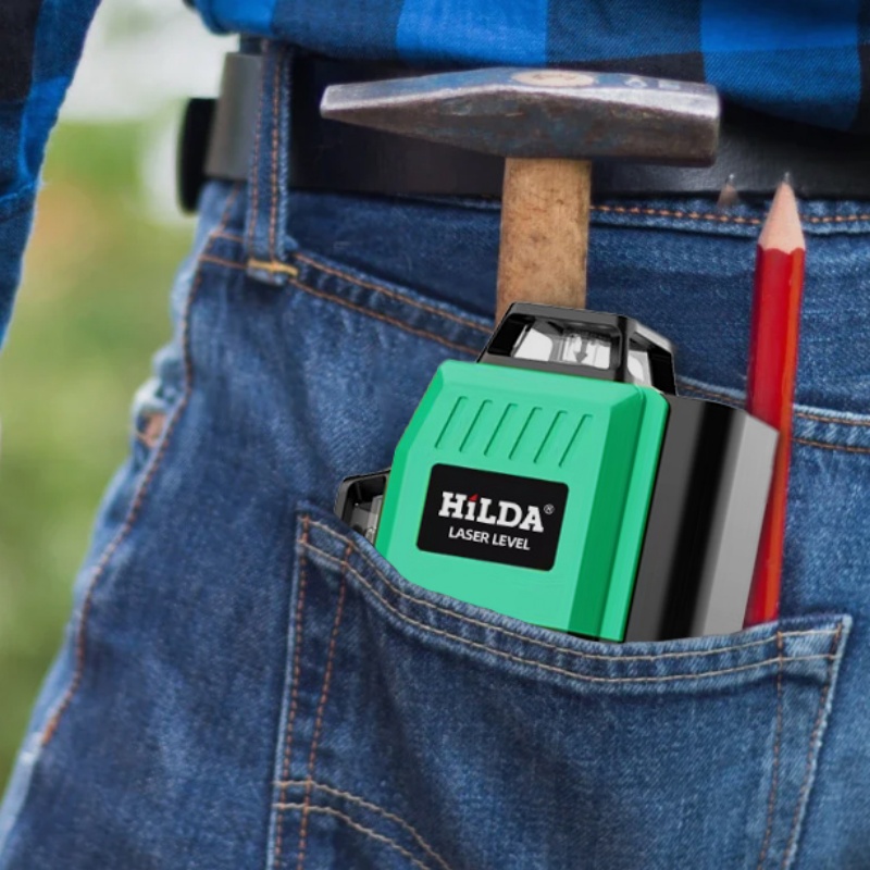 HILDA 12/16ライン グリーンレーザーレベル 自動水 - Industrial Laser Level のレビューと価格