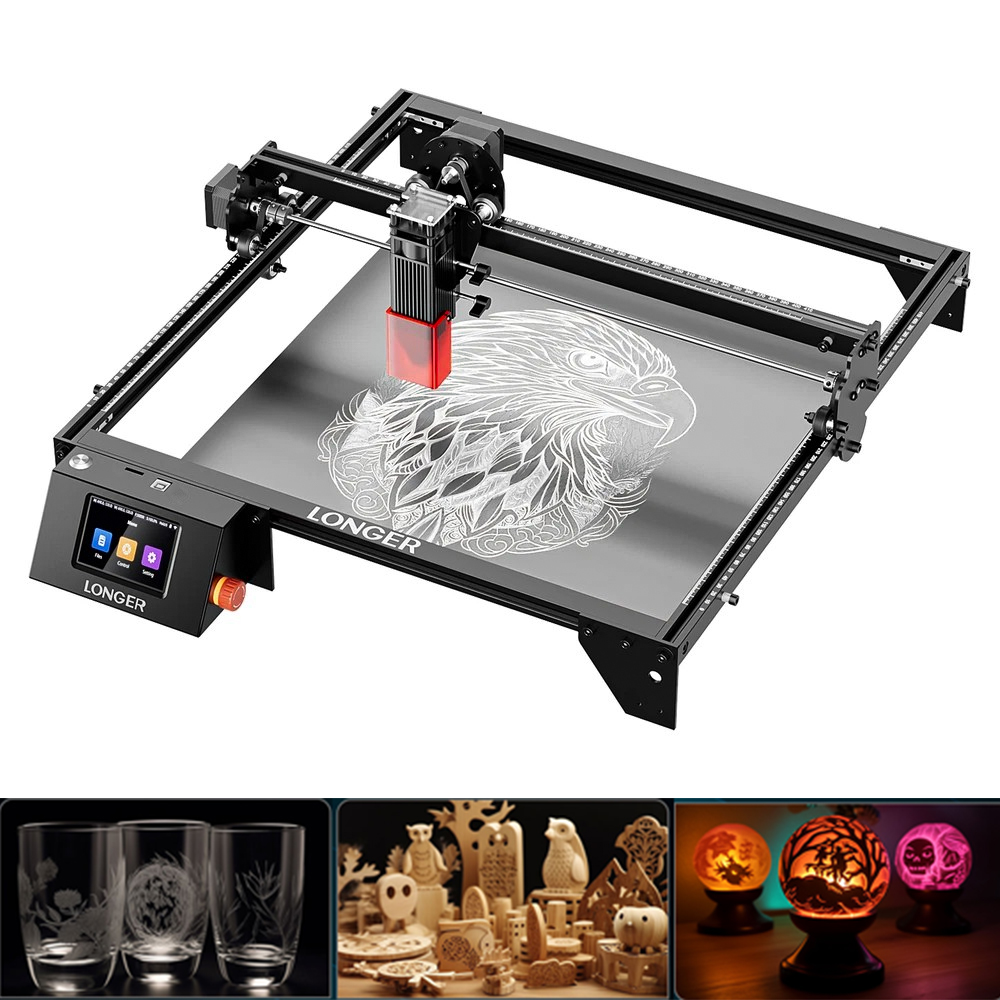 LONGER 20W レーザー彫刻機＆カッター 400x36 - Industrial Laser Cutting のレビューと価格