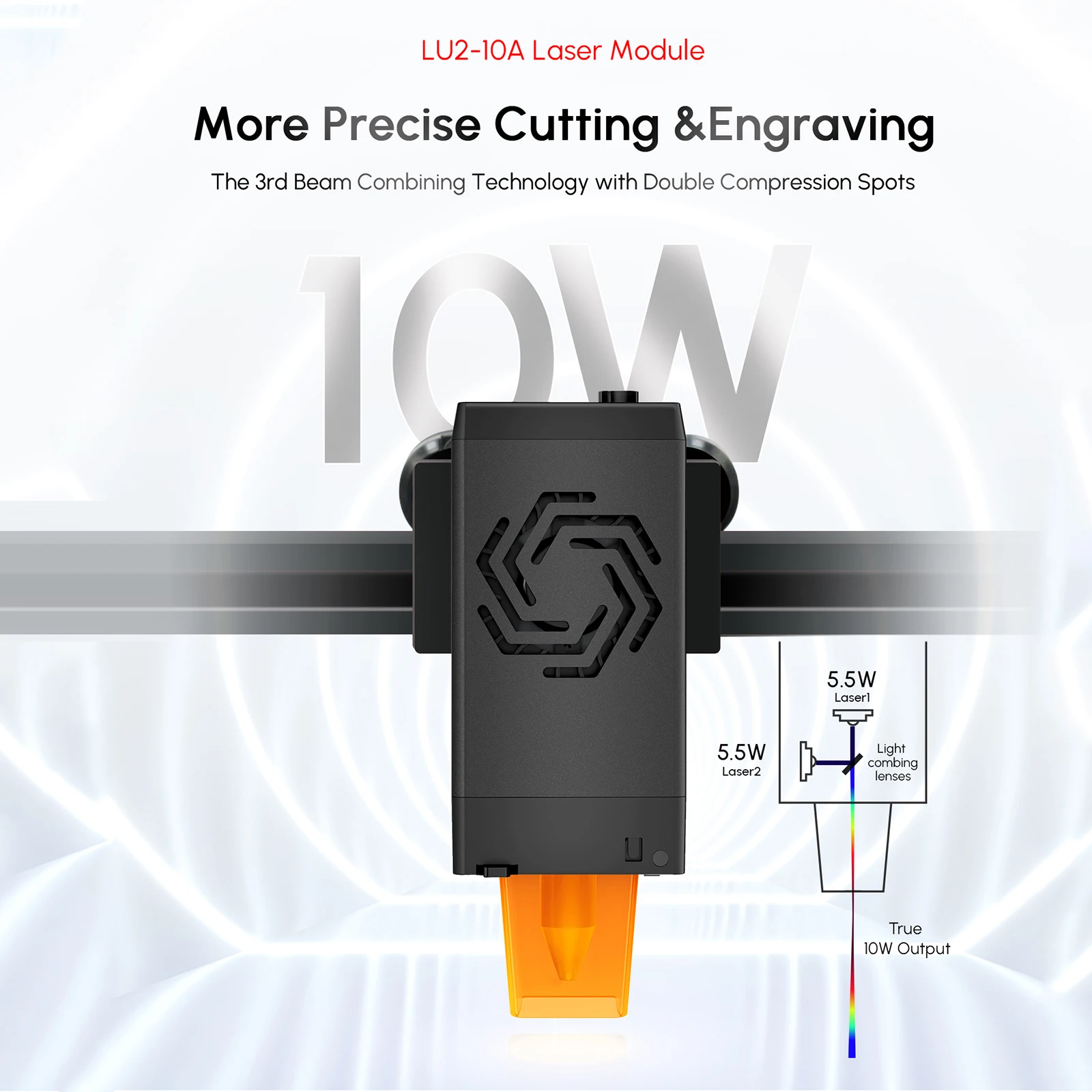 Ortur-彫刻機用レーザービームモジュール,高精度,10w - Industrial Laser Cutting のレビューと価格