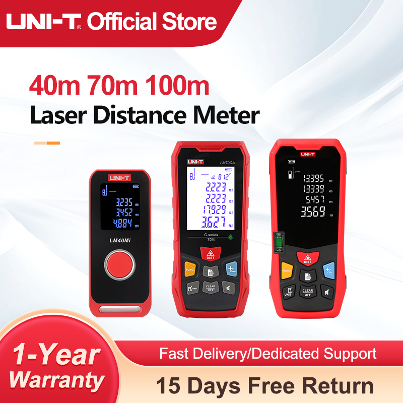 UNI-T レーザー距離計 40 メートル 60 メートル  - Industrial Laser Training のレビューと価格